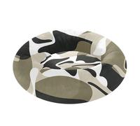 Amooorous Black and White Design Military Brown Anxiety Relief Pet Cat Beds fluffier Cat Pillow Bed for Extra Small Size Pets Supplies camas para gatos en oferta
