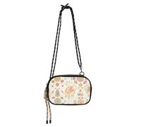Amooorous Bohemian Elephants Mini Crossbody Bags for Men Beauty with Adjustable Strap Small Black Purses Have a meal bolsos negros para mujeres
