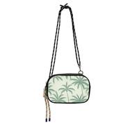 Amooorous Bohemian Moroccan Style Coconut Soft Green Anti Theft Crossbody Bag Womens Waterproof with Adjustable Strap Shoulder Bags For Hiking Traveling bolso impermeable para mujer