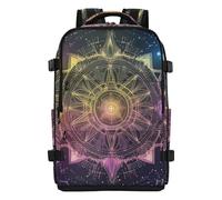 Amooorous Boho Tarot Astrological compasses Personal Item Backpack Lightweight Lap Top Bag Personal Item Travel Bag for Women & Men Outing Work Family Travel mochila para viaje en avion 20L