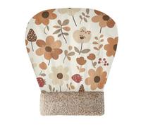 Amooorous Brown Crushed Flower Bed Sleeping Bag for Cat for Indoor Cats or Small Dogs Kitten's Mat Pad Sack Cold Weather Soft Wrap Semienclosed