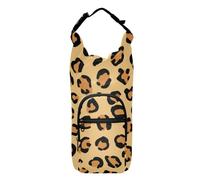 Amooorous Brown Leopard Print Bottle Carrier Stylish Water Bottle Insulated Holder Cross Body Water Bottle Holder,Fits 20 oz, 24 oz, 32 oz,40 oz bottles