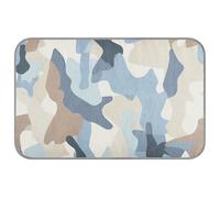 Amooorous Camouflage Baby Blue Summer pet Cooling mat for Cats Self Cooling pad for Pets for Puppy Cozy Sleeping Safe Manta refrescante para perro M
