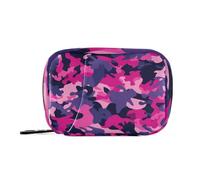 Amooorous Camouflage Reddish Peach Purple medicine bags with Detachable Compartments portable medicine pill organizer for purse