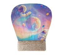 Amooorous Cartoon Astronaut Cave Cat Bag Bed for Cats and Small Dog Hideway for cute's Winter Comfortable Cozy Self Heating