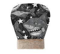 Amooorous Cartoon Cute Black Shark Cat Cave Bed Sleeping Bag for Indoor Cats for Small Dogs Hideway for cute's Cold Weather Cozy Self Warm