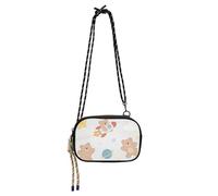 Amooorous Cartoon Cute Brown Bear Small Crossbody Bag Women Practical with Credit Card Slots Mini Shoulder Bag Take a walk bultos de para mujeres