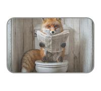 Amooorous Cartoon Cute Brown Fox Reads Newspaper Summer pet Cooling Pads Self Cooling mat for Cats for Doggy Sleeping cat Essentials cama refrescante para Perros M