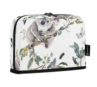 Amooorous Cartoon Cute Grey Koala Butterfly Pencil Holder Large Capacity Pen Cases Zippered Multi-Purpose Bag for Student High School Supplies cartucheras escolares para lapices