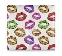 Amooorous Cartoon Leopard Print Lips Leather Car Registration and Insurance Card Holder Car Essentials for Driver License, Cards & Essential Documents, Cartoon leopard print lips, One Size