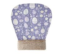 Amooorous Cartoon Purple Easter Bunny Eggs Cat Bed Sleeping Bag for Indoor Puppy and Cats Hideway for cute's Winter Cozy Washable