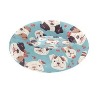 Amooorous Cartoon Small dog Cherry Warm & Soft Pet Cat Bed fluffier Dog & Cat Cushion for Extra Small Size Pets Sleeping Memory Foam