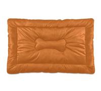 Amooorous Chocolate Orange Solid Color Washable Pet Bed Mat Non-Slip Soft Comfortable Cat Kennel Crate Pad for Medium/Large Dogs 36" x 24"