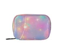 Amooorous Colored Romantic Glitter medicine bags with Detachable Compartments attachable medicine travel bag for purse