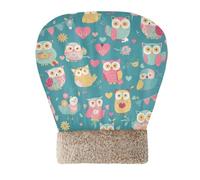 Amooorous Colorful Lovely Cute Valentine Owl Cat Bag Sleeping Cuddle Cave for Indoor Pets Kittens' Snuggle Sack Winter Comfortable Cozy Self Warm