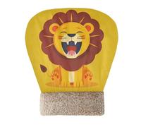 Amooorous Cute Happy Lion Yellow Sleeping Bag for Cat for Indoor Cats and Mini Dogs Pet Pad Sack Winter Comfortable Self Warm