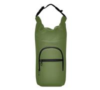 Amooorous Dark Olive Green Solid Color Pure Plain Water Bottle Storage Bag Adjustable Water Bottle Carrying Case Hiking Gear Water Bottles Backpack,Fits 20 oz, 24 oz, 32 oz,40 oz bottles