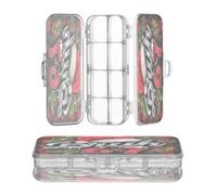 Amooorous Designed Clear Pencils Box Six Seven Bruh Plaid