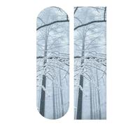 Amooorous designed grip tape for skateboards Tear-proof scooter griptape Winter Rime White forests