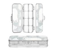 Amooorous Designed Pencil Storage Box Clear Cute White Polar Bear