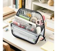Amooorous Dijia0244_Cute_Balloon_Birthday_Brown_Picture_Highly_Detailed_s_7bf4a850-a3d3-4e22-9c5e-b2c5dab47de0 Pencil Case Organizer Large Capacity Makeup Bags Soft Stationery Bag for Kids Elementary