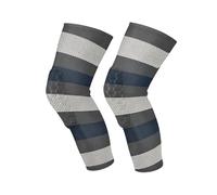 Amooorous Dots White Grey Navy Striped protective knee pads for girls pads for snowboarding，dancing，compression