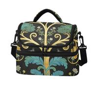 Amooorous Double-Layer Insulated Lunch Bag William Morris Green Life Tree