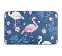 Amooorous Elegant Animal Flamingo Grey Summer Cooling Pads or mats Self Cooling cat beds for Outdoor for cat Sleeping Foldable tapete Frio para Perros M