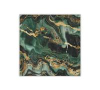 Amooorous Emerald Green Gold Black Marble Style silk scarf shawls and wraps elegant for indian for evening bufandas para mujer para frio, Emerald Green Gold Black，marble Style, One Size