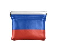 Amooorous Flag Russia Women PU Leather Coin Purse Fancy Personal Items Organizer for Women, Flag Russia, One Size