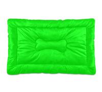Amooorous Fluorescent Green Solid Color Washable Pet Sleeping Mat Non-Slip Soft Comfortable Pet Mat for Large Jumbo Medium Small Dogs 36" x 24"