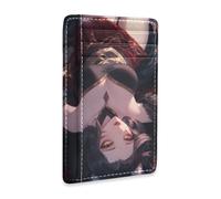Amooorous Fox Sexy Anime Beauty Leather Women's Slim Wallet with Money Clip RFID Blocking Card Wallet for Men&Women carteras para Mujer