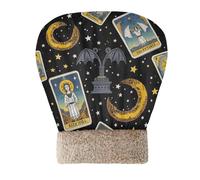 Amooorous Gothic Mystic Tarot Horoscope Cave Cat Bag Bed for Cats Puppy Pet Calming Nest Winter Comfortable Cozy Semienclosed