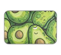 Amooorous Green Avocados Cartoon Summer Blankets for Medium Dogs Washable Self Cooling ice pad for Cat's Sleeping cat Essentials tapete Frio para Perros M