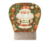 Amooorous Green Plaid Chritsmas Gnome Cat Bag Sleeping Cuddle Cave for Indoor Cats Hideaway Pet Snuggle Sack Winter Soft Plush Semienclosed