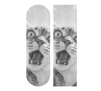 Amooorous grip tape skateboard Tear-proof grip tape for scooter State Building Cat Selfie