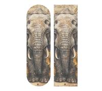 Amooorous griptape skateboard Anti-Tearing grip tape for pro scooters Boho Elephants Sunflowers Vintage