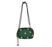 Amooorous Happy Halloween Spider Green Small Black Crossbody Purse for Mens Trendy with Adjustable Strap Handbags Walk the dog bolso de mano para mujer