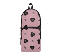 Amooorous Have A Nice Day Nylon 3 Compartments Pencil Bags For Kids study&multifunctional Pencil Cases For Girls Stationery Bag for Boys College 1600ml