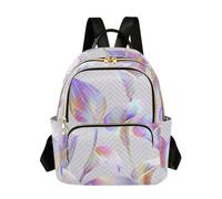 Amooorous Hologram Wild Calla Lily 12.5 Inch convertible, fashion backpack for women purse large capacity backpack for ladies,teen girls