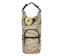 Amooorous Horror Mummy Zombie All Saints' Day Happy Halloween Bottle Holder Space-Saving Water Carrier for Walking Hiking Gear Water Bottles Backpack,Fits 20 oz, 24 oz, 32 oz,40 oz bottles