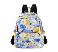 Amooorous Iceland White Dryad Beauty Flowers 12.5 Inch Work Business college backpack for women women's backpack purse for ladies,teen girls