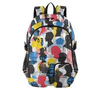 Amooorous Laptop Backpacks for Men Women People Silhouette Art Street