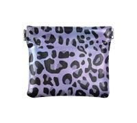 Amooorous Leopard Print Pattern Women's PU Leather Coin Purse Convenient Pocket Purse Makeup Bag for Men Women Travel, Leopard print pattern, One Size