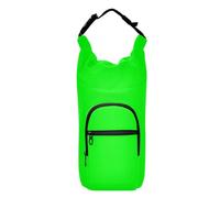 Amooorous Lime Solid Color Pure Plain Green Sling with Water Bottle Holder Easy-To-Carry Water Bottle Carrying Bag Waterbottle Holder,Fits 20 oz, 24 oz, 32 oz,40 oz bottles