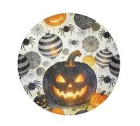 Amooorous Long Pile Round throw rugs Spooky Halloween Decor
