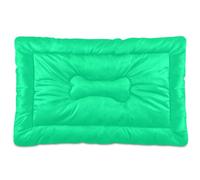 Amooorous Medium Spring Green Solid Color Pure Plain Washable Pet Bed Mat Soft Anti-Slip Cat Kennel Crate Pad for Large Jumbo Medium Small Dogs 36" x 24"