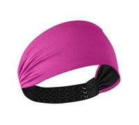 Amooorous Medium Violet Red Solid Color Pure Plain Purple Moisture Wicking cloth headbands Elastic head for tennis Athletic Sports Yoga cintas para el cabello de mujer