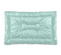 Amooorous Mint Green Solid Color Washable Dog Beds Crate Pad Non-Slip Soft Comfortable Dog Crate Pad for Large Jumbo Medium Small Dogs 36" x 24"