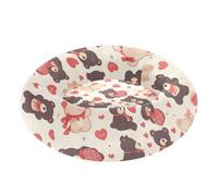 Amooorous Mr &mrs Bear Anime Valentine Warm & Cozy Pet Cat Bed fluffier Dog Cave Bed for Extra Small Size Pets Sleeping camitas para perros